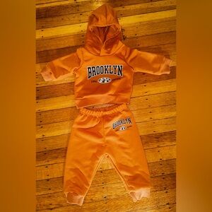 Brooklyn Crown Hoodie and Sweatpants Set 3-6M
